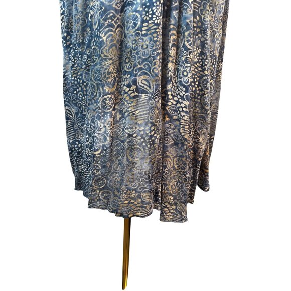 2/$30 ZARA Basic S Blue & Gold Sleeveless Backless Halter Midi Dress - Picture 14 of 16